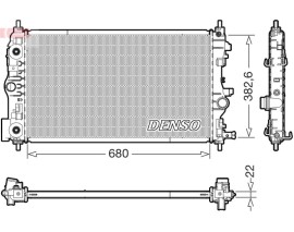 RADİATOR. ENGİNE COOLİNG CHEVROLET CRUZE 09-