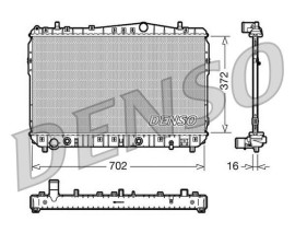 RADİATOR. ENGİNE COOLİNG CHEVROLET LACETTI 03-