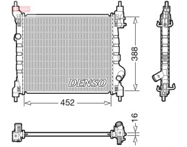 RADİATOR. ENGİNE COOLİNG CHEVROLET SPARK 10-