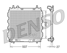 RADİATOR. ENGİNE COOLİNG CHRYSLER PT CRUISER 00-10
