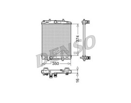 RADİATOR. ENGİNE COOLİNG CITRO N C1 I 05-14