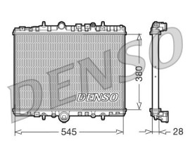 RADİATOR. ENGİNE COOLİNG CITRO N C5 I 01-04