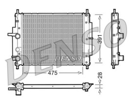 RADİATOR. ENGİNE COOLİNG FIAT MAREA 96-07