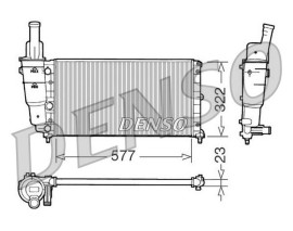 RADİATOR. ENGİNE COOLİNG FIAT PALIO 96-