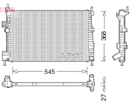 RADİATOR. ENGİNE COOLİNG FORD C-MAX II 10-