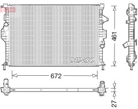 RADİATOR. ENGİNE COOLİNG FORD KUGA I 08-12