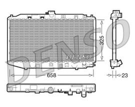 RADİATOR. ENGİNE COOLİNG HONDA CIVIC IV 87-95