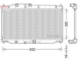 RADİATOR. ENGİNE COOLİNG HONDA CIVIC IX 11-