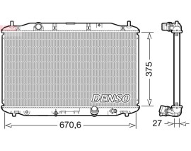 RADİATOR. ENGİNE COOLİNG HONDA CIVIC VIII HATCHBACK 05-