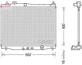 RADİATOR. ENGİNE COOLİNG HONDA JAZZ IV 13-
