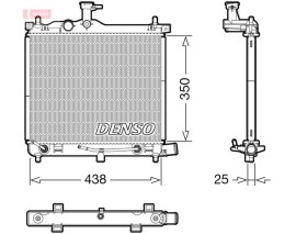 RADİATOR. ENGİNE COOLİNG HYUNDAI İ10 I 07-13