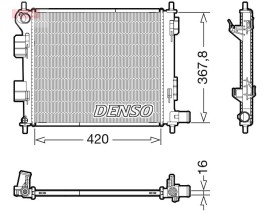 RADİATOR. ENGİNE COOLİNG HYUNDAI İ10 II 13-