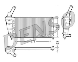 RADİATOR. ENGİNE COOLİNG LANCIA Y 95-03