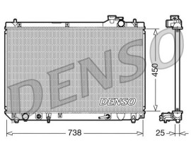 RADİATOR. ENGİNE COOLİNG LEXUS RX 98-03