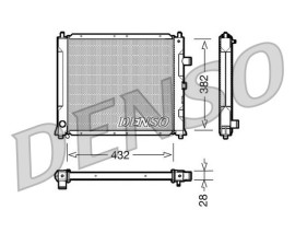 RADİATOR. ENGİNE COOLİNG MASERATI GHIBLI III 13-