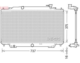 RADİATOR. ENGİNE COOLİNG MAZDA 3 13-