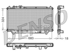 RADİATOR. ENGİNE COOLİNG MAZDA 323 C V 94-98