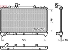 RADİATOR. ENGİNE COOLİNG MAZDA 6 07-13