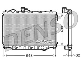 RADİATOR. ENGİNE COOLİNG MAZDA 626 II 82-87