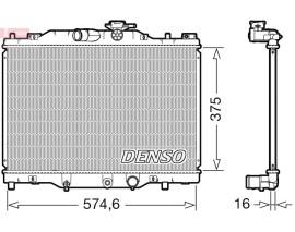 RADİATOR. ENGİNE COOLİNG MAZDA CX-3 15-