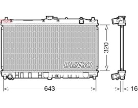 RADİATOR. ENGİNE COOLİNG MAZDA MX-3 91-98