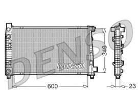 RADİATOR. ENGİNE COOLİNG MERCEDES-BENZ A-CLASS W168 97-04