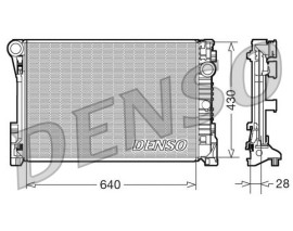 RADİATOR. ENGİNE COOLİNG MERCEDES-BENZ C-CLASS 204 07-14