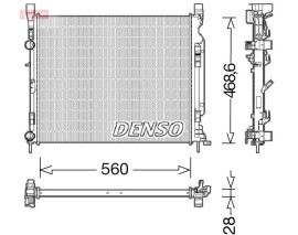 RADİATOR. ENGİNE COOLİNG MERCEDES-BENZ CITAN 415 12-21
