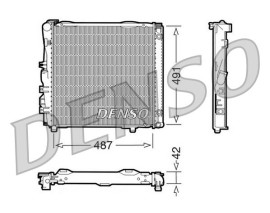 RADİATOR. ENGİNE COOLİNG MERCEDES-BENZ S-CLASS W126 79-91