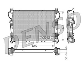 RADİATOR. ENGİNE COOLİNG MERCEDES-BENZ S-CLASS W220 98-05