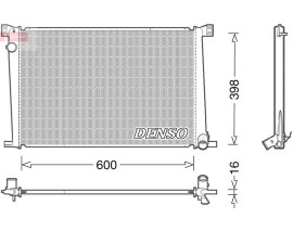 RADİATOR. ENGİNE COOLİNG MINI MINI R56 06-13