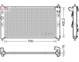 RADİATOR. ENGİNE COOLİNG MITSUBISHI ASX 10-