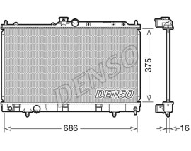 RADİATOR. ENGİNE COOLİNG MITSUBISHI LANCER VI 95-03