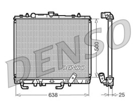 RADİATOR. ENGİNE COOLİNG MITSUBISHI PAJERO SPORT I 97-08