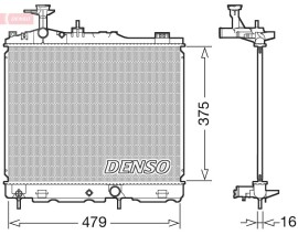 RADİATOR. ENGİNE COOLİNG MITSUBISHI SPACE STAR / MIRAGE 12-