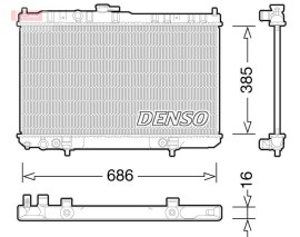RADİATOR. ENGİNE COOLİNG NISSAN ALMERA CLASSİC 06-