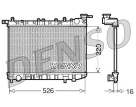 RADİATOR. ENGİNE COOLİNG NISSAN ALMERA I 95-00