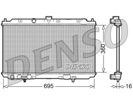 RADİATOR. ENGİNE COOLİNG NISSAN ALMERA II 00-06