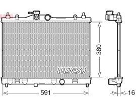 RADİATOR. ENGİNE COOLİNG NISSAN CUBE 10-
