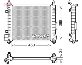 RADİATOR. ENGİNE COOLİNG NISSAN MICRA IV K13 10-