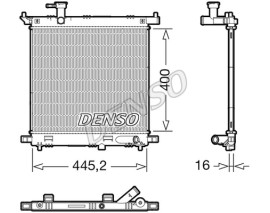 RADİATOR. ENGİNE COOLİNG NISSAN NOTE E12 13-