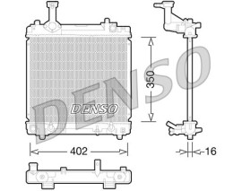 RADİATOR. ENGİNE COOLİNG NISSAN PIXO 09-