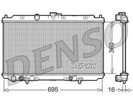 RADİATOR. ENGİNE COOLİNG NISSAN PRIMERA P12 02-08