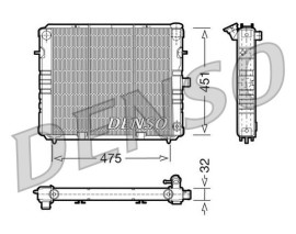 RADİATOR. ENGİNE COOLİNG OPEL REKORD E 77-86