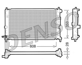 RADİATOR. ENGİNE COOLİNG OPEL VECTRA B 95-03