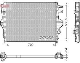 RADİATOR. ENGİNE COOLİNG PORSCHE CAYENNE 92A 10-