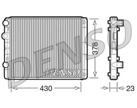 RADİATOR. ENGİNE COOLİNG SEAT AROSA 6H 97-04