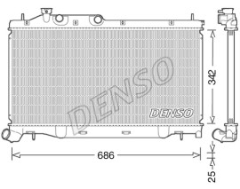 RADİATOR. ENGİNE COOLİNG SUBARU FORESTER 13-