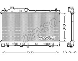 RADİATOR. ENGİNE COOLİNG SUBARU IMPREZA 07-