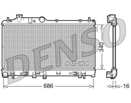 RADİATOR. ENGİNE COOLİNG SUBARU LEGACY IV 03-09